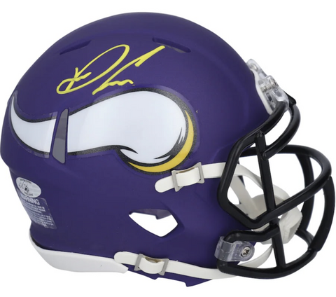 Dalvin Cook Autographed Minnesota Vikings Mini Speed Helmet Fanatics