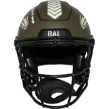 Ray Lewis Signed Baltimore Ravens Salute SpeedFlex Helmet BAS 42750