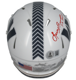 Larry Brown Autographed "72 MVP" Commanders 2024 STS Mini Helmet Beckett