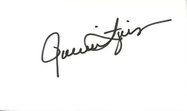 Rollie Fingers Autographed Oakland Athletics Index Card Beckett 45372