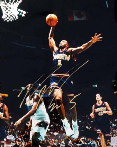 Ron Mercer Autographed Signed 16x20 Photo Denver Nuggets PSA/DNA #S76713
