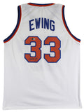 Patrick Ewing Authentic Signed White Pro Style Jersey Autographed BAS