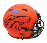 Terrell Davis Signed Broncos Speed Authentic Rave Helmet with "HOF 17" Insc