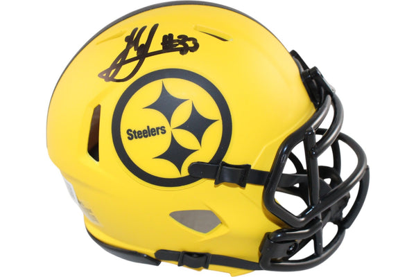 Jack Sawyer Autographed Pittsburgh Steelers Rave Mini Helmet Beckett 51636