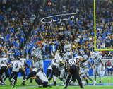 Justin Tucker Ravens Signed RECORD 66 YD FG v. Lions 16x20 Photo Beckett 164120