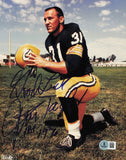 Jim Taylor Autographed 8x10 Photo Packers Good Luck HOF 1976 Beckett QR #BS32000
