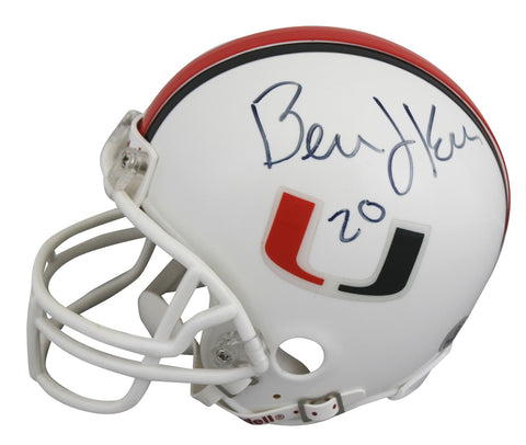 Miami Bernie Kosar Authentic Signed VSR4 Rep Mini Helmet BAS #BV01104