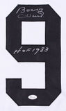 Bobby Hull Signed Blackhawks Jersey Inscribed "HOF 1983" (JSA COA)