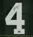 Brett Favre Signed Green Bay Packers Framed Green NFL Jersey