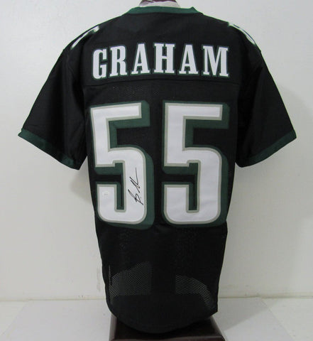 Brandon Graham Philadelphia Eagles Autographed/Signed Black Jersey JSA 142521