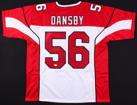 Karlos Dansby Signed Arizona Cardinals Jersey (JSA COA) Veteran Linebacker