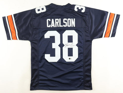 Daniel Carlson Signed Auburn Tigers Jersey (Beckett) 2xNFL Scoring Leader / P.K.