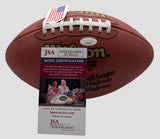 Harry Carson HOF Signed/Inscribed NFL Leather Football NY Giants JSA 205451