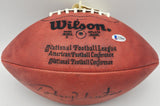 Johnny Unitas Autographed NFL Leather Football Baltimore Colts Beckett #A75848