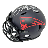 Julian Edelman New England Patriots Signed SB LIII MVP Eclipse Mini Helmet JSA