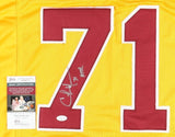 Charles Mann Signed Washington Redskins Jersey Inscribed "HTTR" (JSA COA)