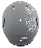 Bucs (5) Lynch, Barber, Alstott +2 Signed Slate F/S Speed Proline Helmet BAS Wit