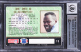 Cowboys Emmitt Smith Signed 1993 Action Packed #13 Card Auto 10! BAS Slabbed