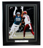 Jalen Carter Signed/Auto 16x20 Photo Philadelphia Eagles Framed PSA/DNA 193918