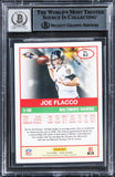Ravens Joe Flacco Signed 2019 Score #82 Card Auto Graded Mint 10! BAS Slabbed