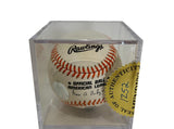 Cal Ripken, Jr. Autographed Official American League Baseball Ironman Logo - COA