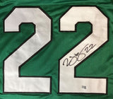 Duce Staley Philadelphia Signed Kelly Green Football Jersey Sports Integrity
