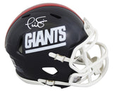 Giants Phil Simms Authentic Signed 1981-99 TB Speed Mini Helmet BAS Witnessed
