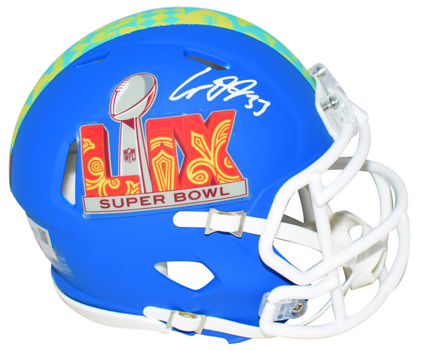 COOPER DEJEAN SIGNED PHILADELPHIA EAGLES SUPER BOWL 59 LIX MINI HELMET FANATICS