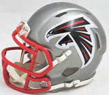 MATT RYAN AUTOGRAPHED FALCONS BLACK MINI HELMET 2016 NFL MVP BECKETT 216626