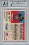 Wesley Walls Autographed/Signed 1989 Pro Set Rookie Card Beckett Slab 35010