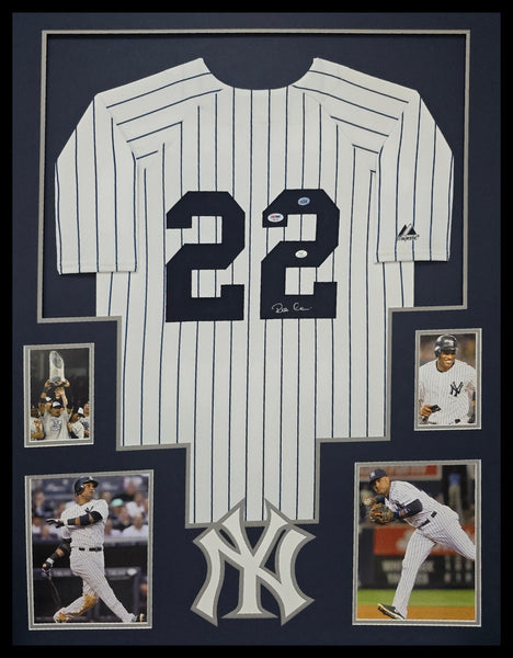 FRAMED NEW YORK YANKEES ROBINSON CANO AUTOGRAPHED SIGNED JERSEY PSA COA