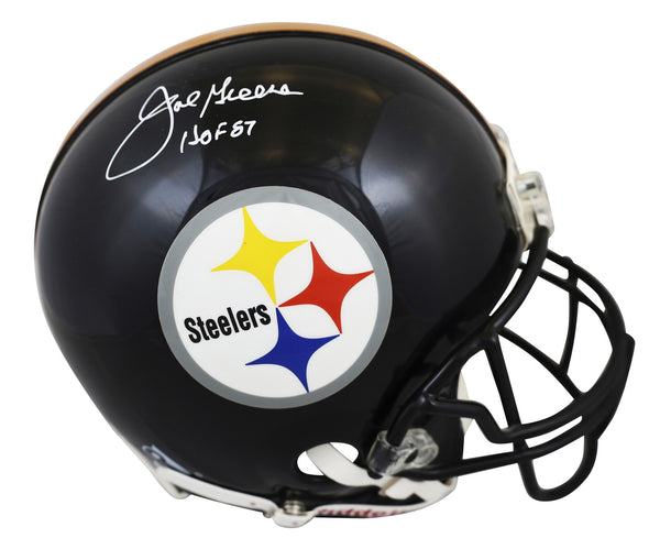 Steelers Joe Greene "HOF 87" Signed Full Size Proline Helmet BAS Wit #3W142133