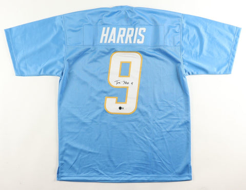 Tre Harris Signed Los Angeles Chargers Jersey (Beckett) 2025 2nd Round Pick / WR