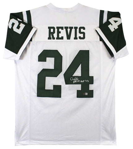 Darelle Revis "HOF 23" Authentic Signed White Pro Style Jersey BAS Witnessed