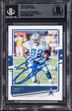 Cowboys Emmitt Smith Authentic Signed 2020 Donruss #86 Card BAS Slabbed