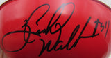 Herschel Walker Signed/Inscribed Georgia Red Mini Football Helmet JSA 213501