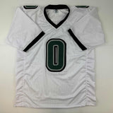 Autographed/Signed D'Andre Swift Philadelphia White Football Jersey JSA COA