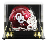 Oklahoma Brian Bosworth Authentic Signed Speed Mini Helmet W/ Case BAS Witnessed