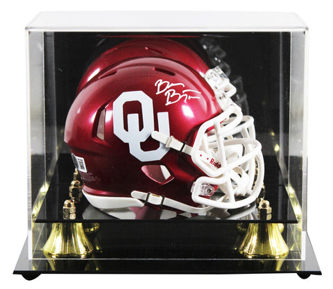 Oklahoma Brian Bosworth Authentic Signed Speed Mini Helmet W/ Case BAS Witnessed