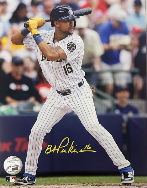 Milw Brewers Outfielder BLAKE PERKINS Signed 8x10 Photo #2 AUTO