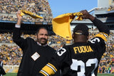 John "Frenchy" Fuqua Signed Steelers Jersey Inscribed "I'll Never Tell" TSE COA