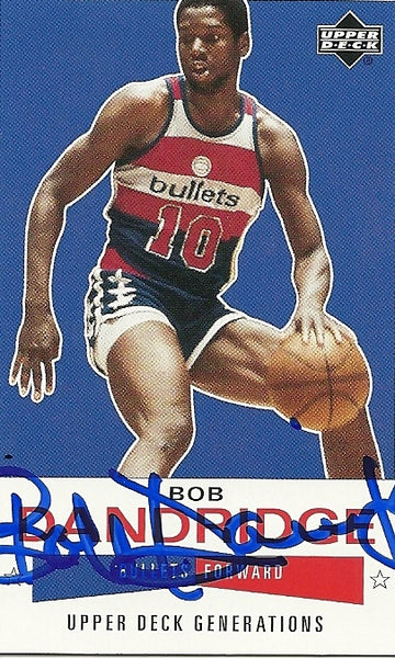 Bullets Hall of Famer BOB DANDRIDGE Signed '02 Upper Deck Card #155 - AUTO