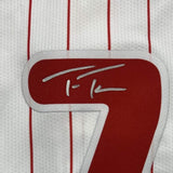Trea Turner Philadelphia Phillies Autographed Replica Baseball Jersey Beckett