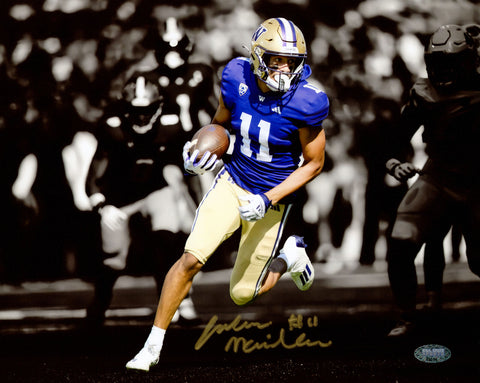 JALEN MCMILLAN AUTOGRAPHED 8X10 PHOTO WASHINGTON SPOTLIGHT MCS HOLO 222068