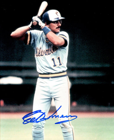 Brewers Infielder ED ROMERO Signed 8x10 Photo #3 AUTO - 1982 World Series
