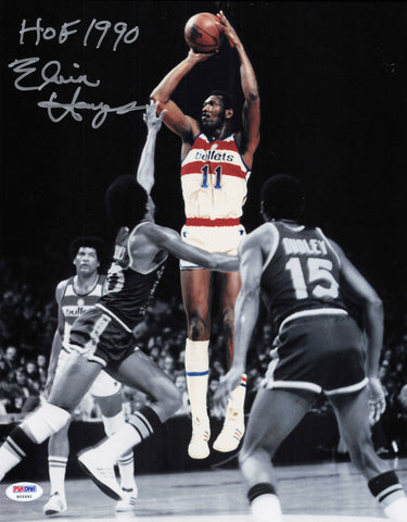 Elvin Hayes Autographed Signed 11x14 Photo Bullets "HOF 1990" PSA/DNA #H05991
