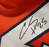Chris Harris Jr. Autographed & Inscribed Orange Jersey - Denver Broncos BAS COA
