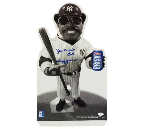 Reggie Jackson Signed New York Yankees Lipton Brisk Promo Display/Give It a Ride