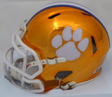 DESHAUN WATSON AUTOGRAPHED CLEMSON ORANGE CHROME MINI HELMET BECKETT 144512