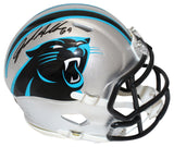 Jared Allen Autographed Carolina Panthers Mini Helmet BAS 40109